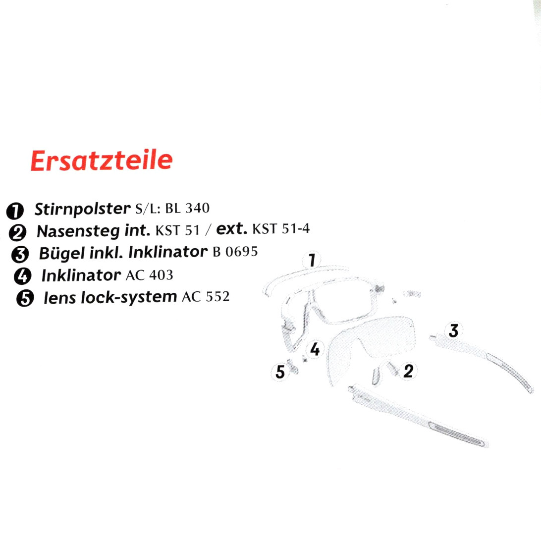 Ersatzteile vizor pro e007