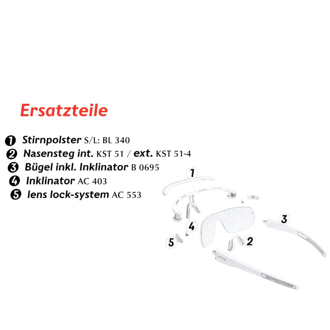 Ersatzteile vizor hr pro e009